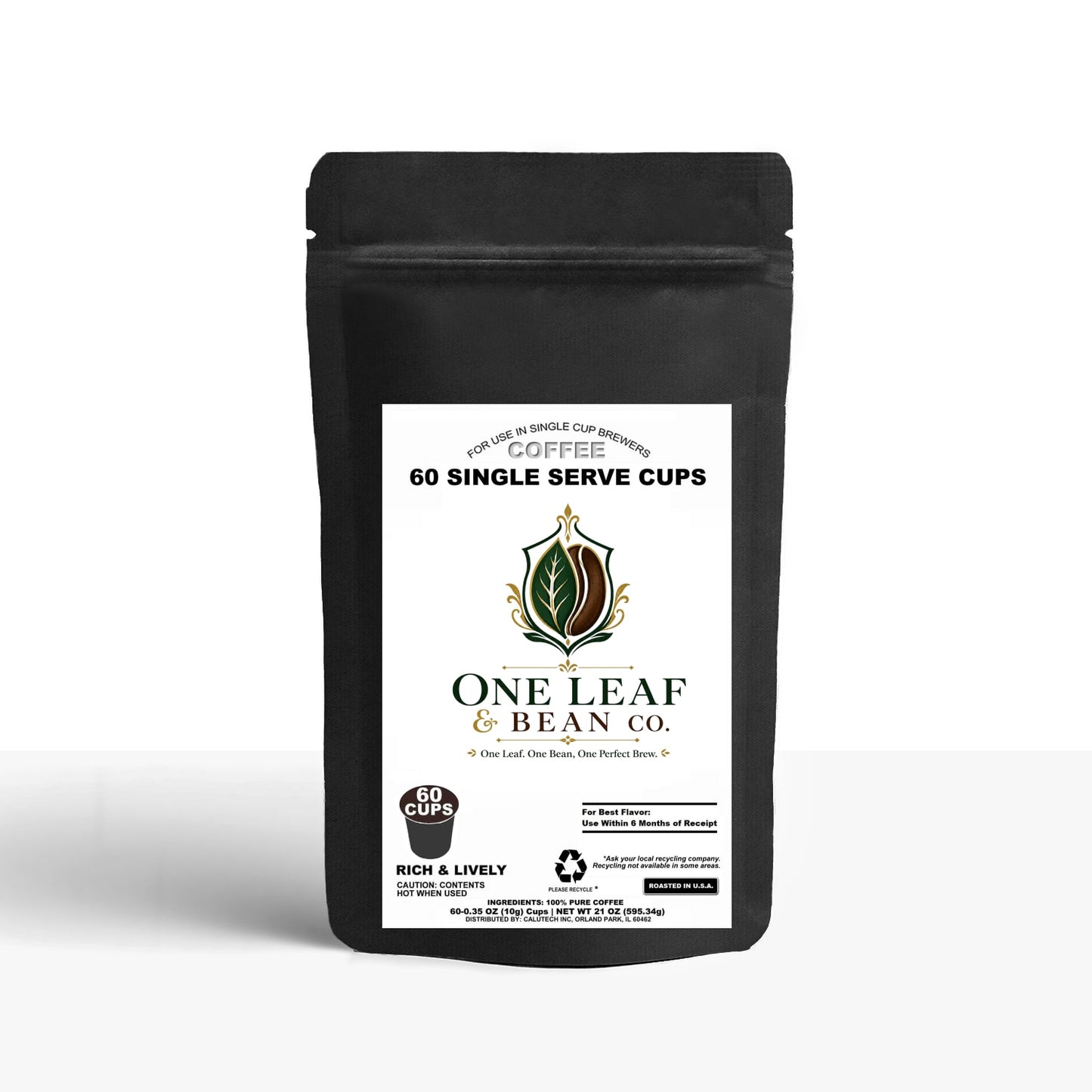 60 Pack Single Serve Coffee Capsules
